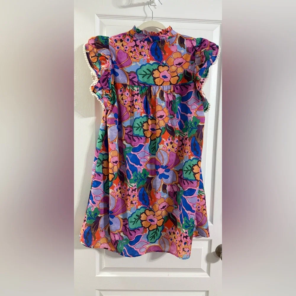 THML Multicolor Ruffled Top - Picture 3 of 3